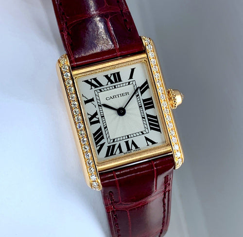 Cartier Tank Louis Diamonds