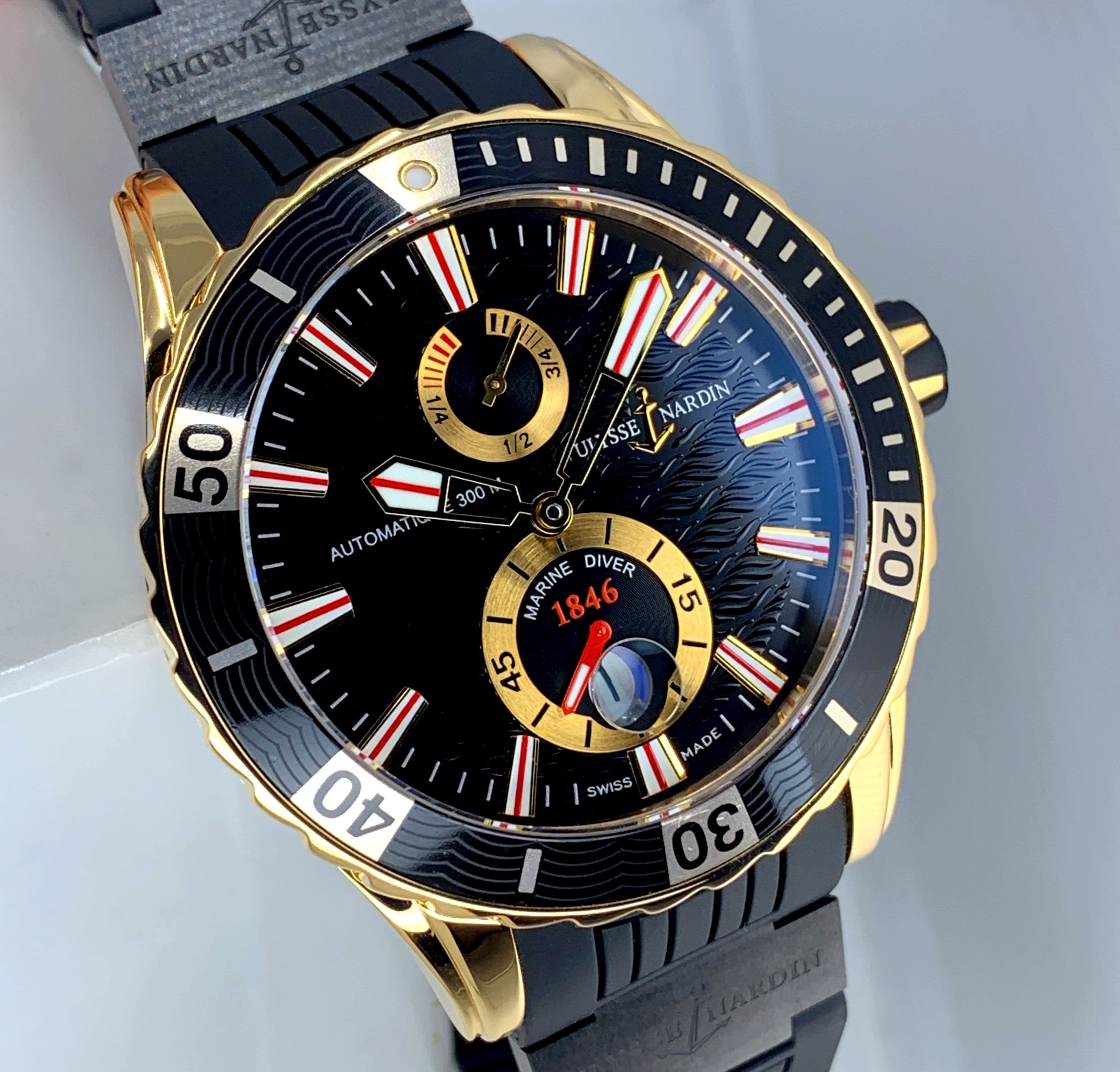 Ulysse Nardin Maxi Marine Diver Rose Gold JHB Royal Watchery