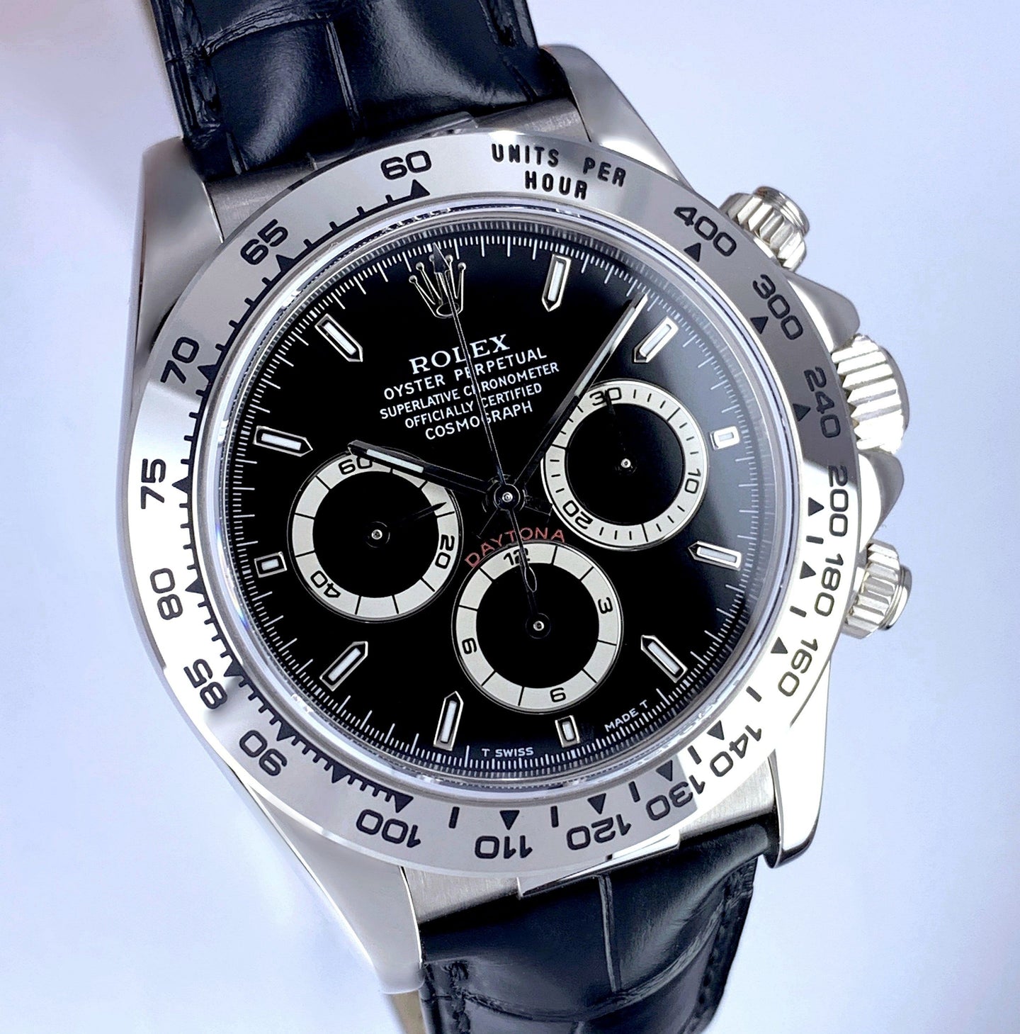 Rolex Cosmograph Daytona ''Zenith'' White Gold