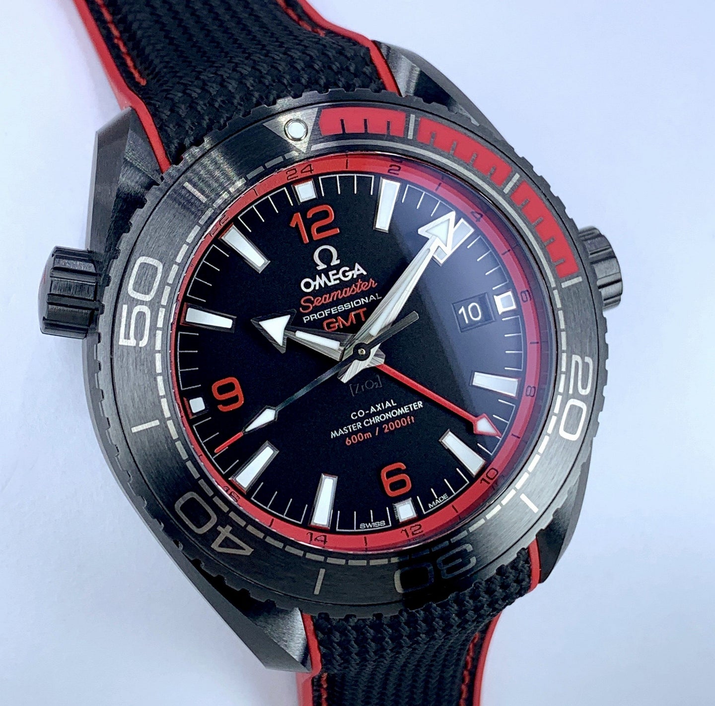 Omega Seamaster Planet Ocean 600M GMT Deep Black