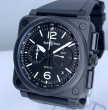 Load image into Gallery viewer, Bell &amp; Ross BR 03-94 Black Matte Chronograph