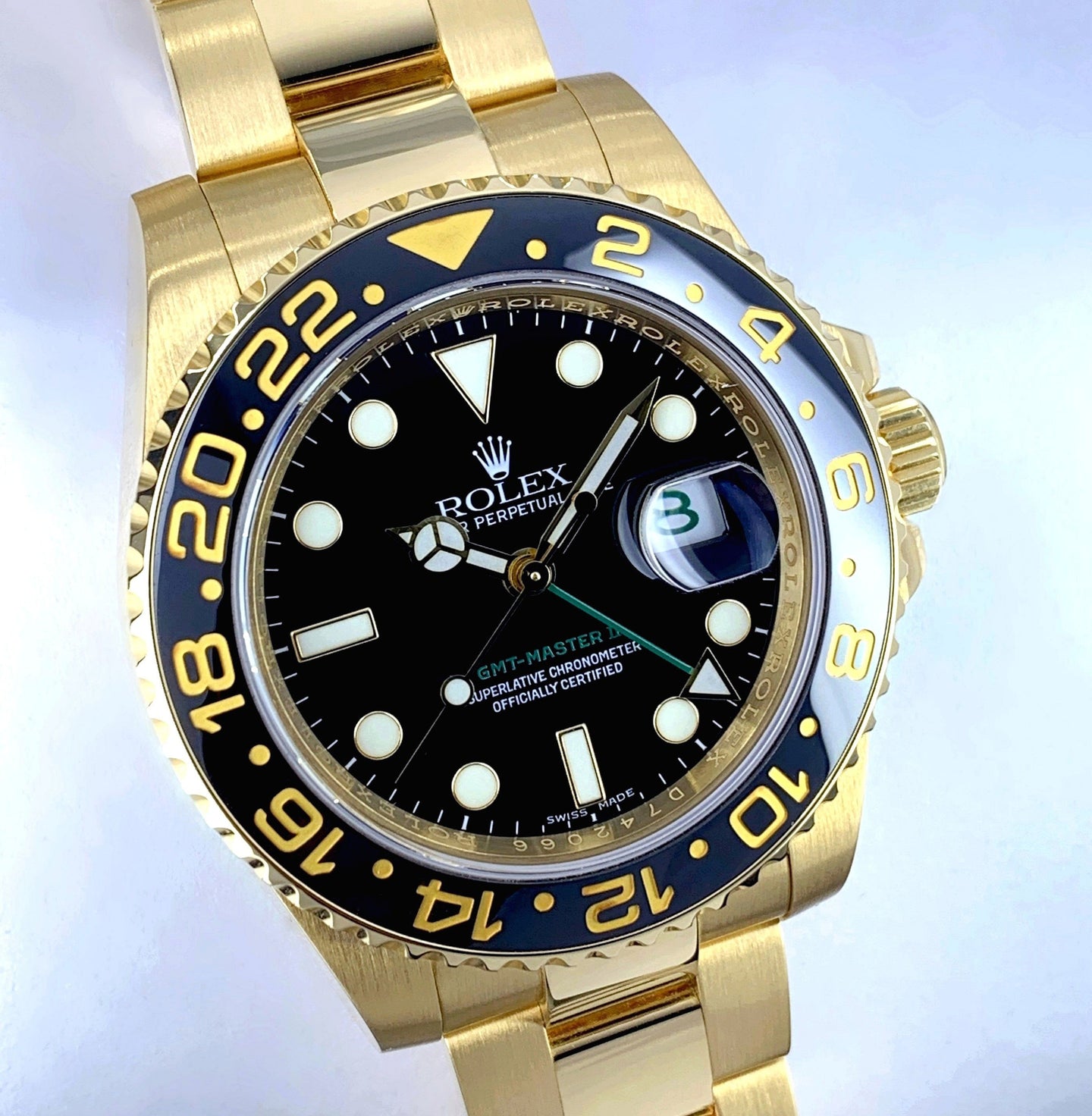 Rolex GMT-Master II Yellow Gold