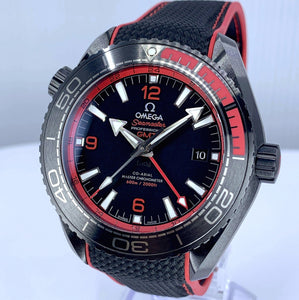 Omega Seamaster Planet Ocean 600M GMT Deep Black