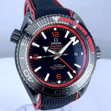 Load image into Gallery viewer, Omega Seamaster Planet Ocean 600M GMT Deep Black