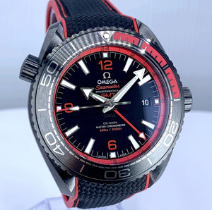 Omega Seamaster Planet Ocean 600M GMT Deep Black