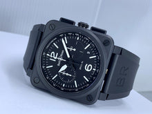 Load image into Gallery viewer, Bell &amp; Ross BR 03-94 Black Matte Chronograph