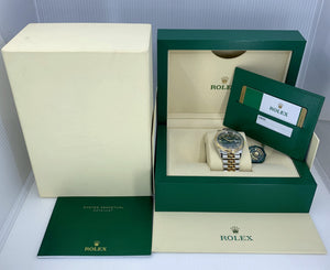 Rolex Datejust 36 Green Olive Dial Diamonds