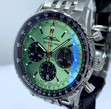 Load image into Gallery viewer, Breitling Navitimer B01 Mint Green Boutique Edition