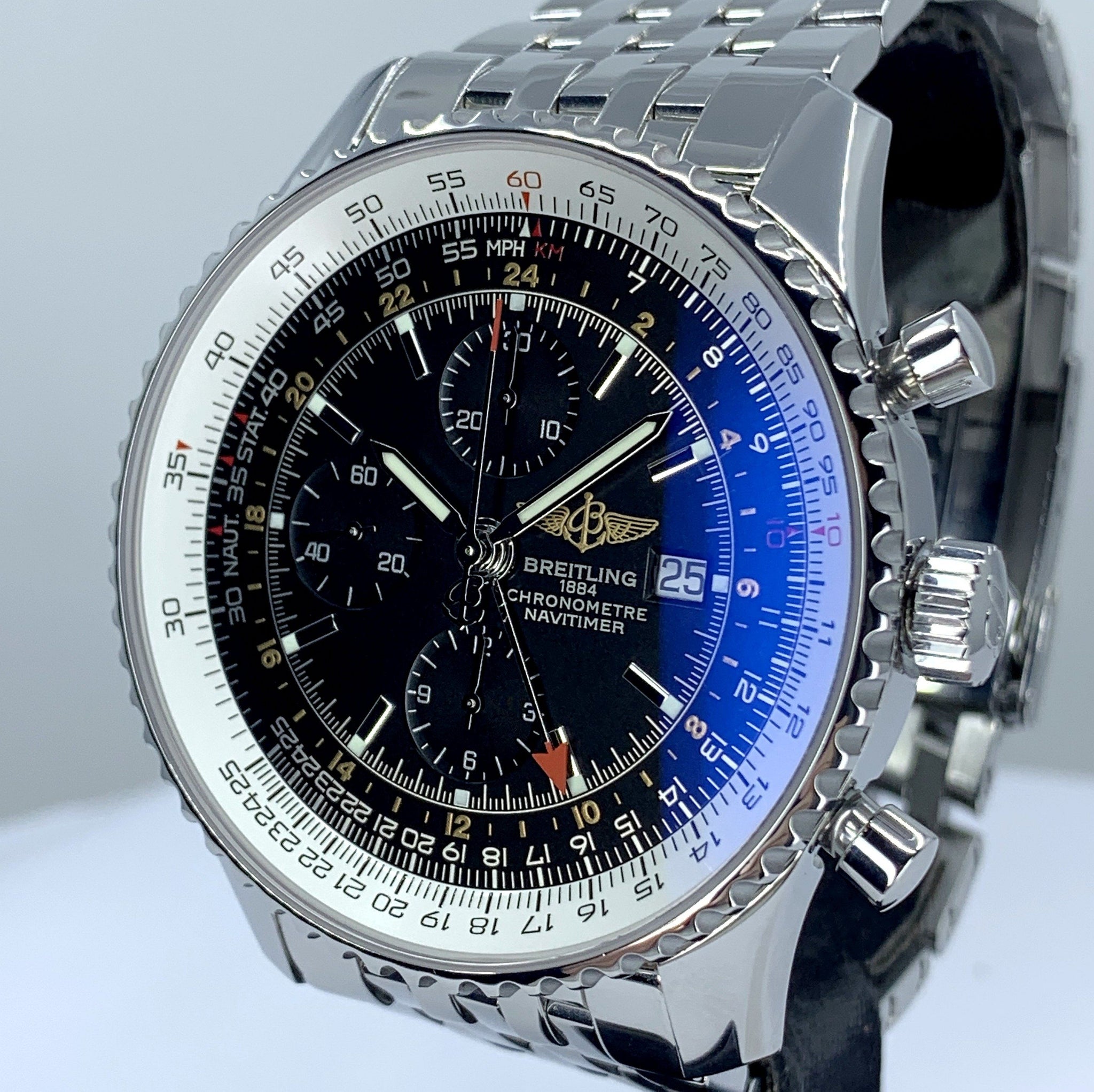 Breitling navitimer hot sale world 46