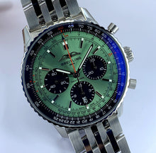 Load image into Gallery viewer, Breitling Navitimer B01 Mint Green Boutique Edition
