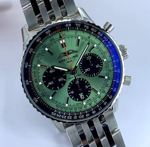 Breitling Navitimer B01 Mint Green Boutique Edition