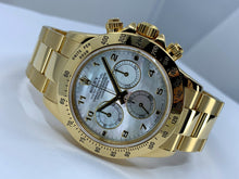 Load image into Gallery viewer, Rolex Cosmograph Daytona Yellow Gold MOP Dial